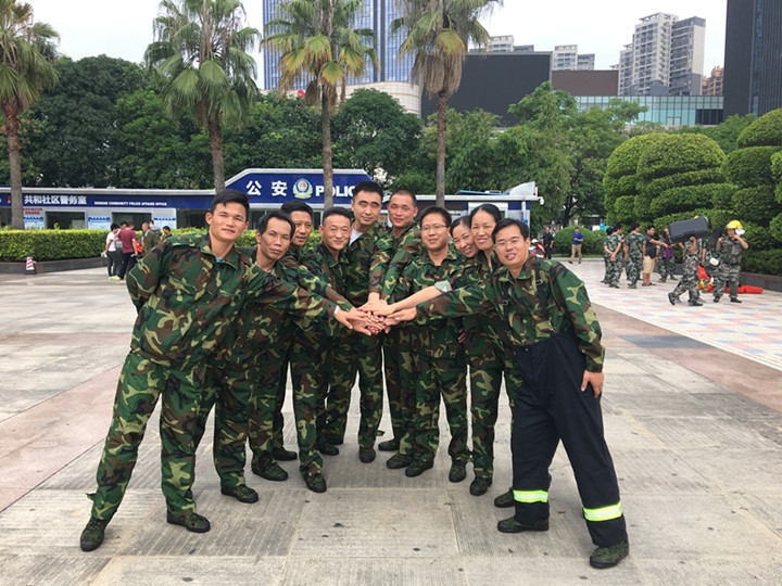 參與消防大比武，意識技術(shù)雙提升