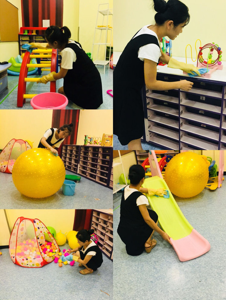 持之以恒，做好中心衛(wèi)生消毒工作！